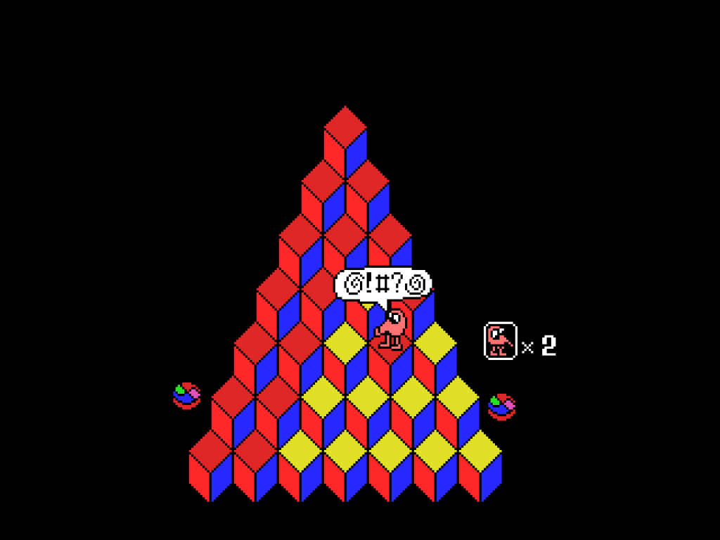 Q*bert: Vigésimo primeiro jogo inscrito na MSXdev24 | Revista Clube MSX