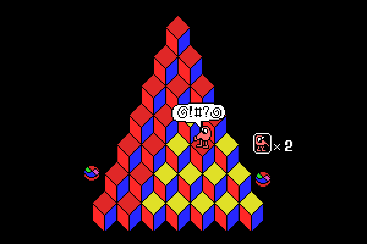 Q*bert: Vigésimo primeiro jogo inscrito na MSXdev24 | Revista Clube MSX